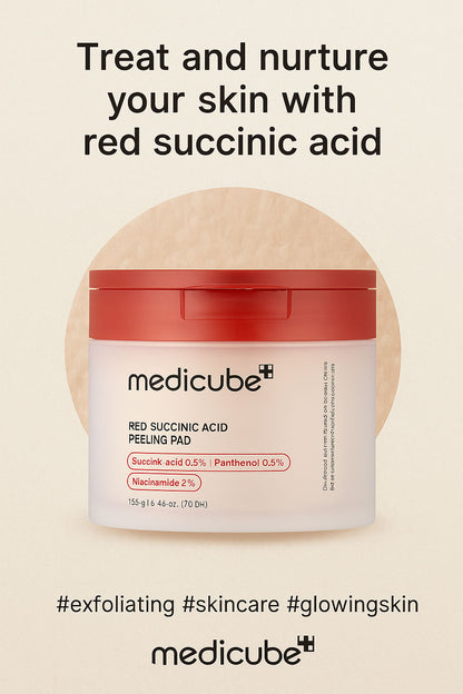 Medicube Red Succinic Acid Panthenol Pads